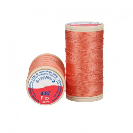 Filo per cuciture elastiche ad alta estensione 4643 Rosa Salmone - Flex Mez Cucirini