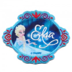 Disney© Frozen Elsa toppa patch termoadesiva ovale