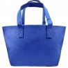 Borsa in Feltro media bluette ottima come base da personalizzare e decorare