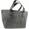 Borsa in Feltro media grigio ottima come base da personalizzare e decorare