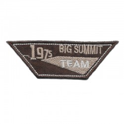 Applicazione 1975 Big Summit Team patch ricamata e termoadesiva