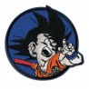 Dragon Ball Goku applicazione patch ricamata e termoadesiva
