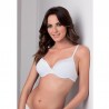 Reggiseno imbottito con ferretto e coppe preformate inserto raso FRANCESCA - CD064 Cotonella