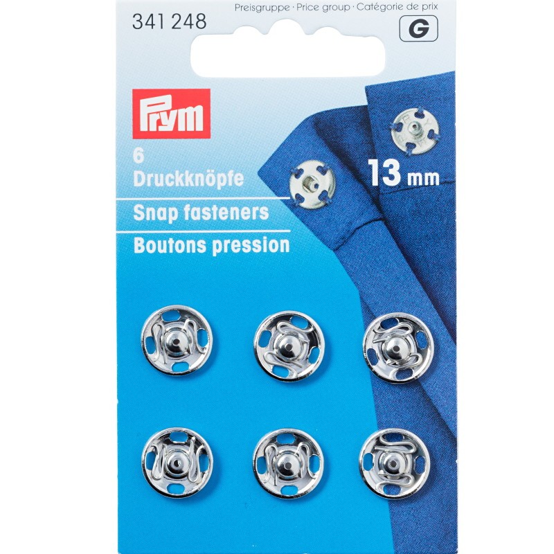 Bottoni automatici da cucire Prym in metallo da 13 mm