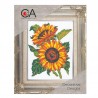 Kit Mezzopunto Girasoli - set completo di ago e fili by Collection D'Art