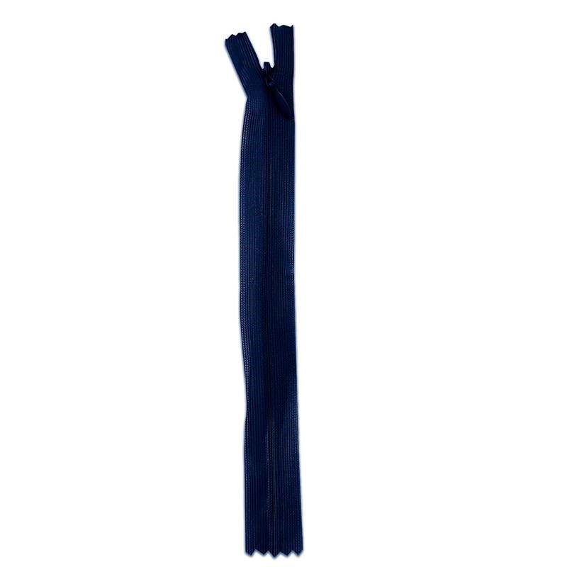 Cerniera lampo invisibile 20 cm - blu navy