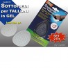 2 Cuscinetti antiscivolo Sottopiedi per talloni in gel 