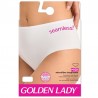 Slip mutanda donna a fianco alto NATURAL EFFECT in microfibra Nerino G. - Golden Lady