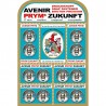 Bottoni automatici da cucire Prym Zukunft in metallo argento 17 mm - 341220 Prym